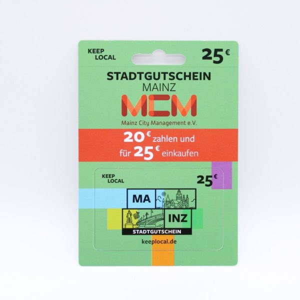 Mehrzweckgutschein Keep Local Sonder 25 Euro