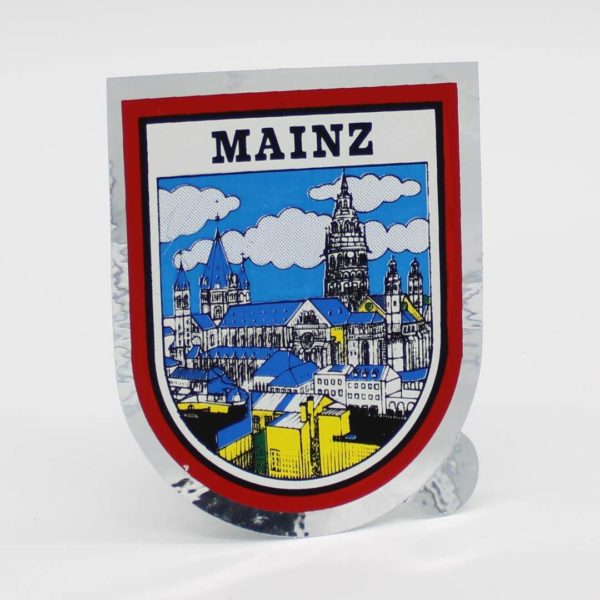 Aufkleber Mainz Wappenform