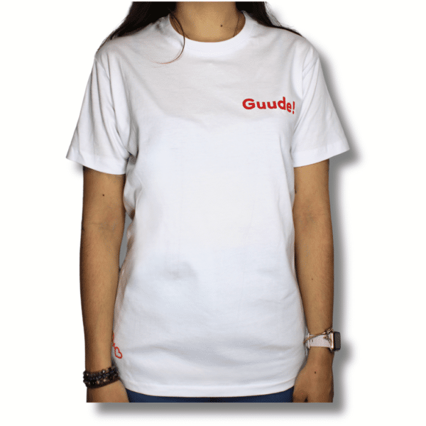 #mainzgefühl T-Shirt weiß – Guude!