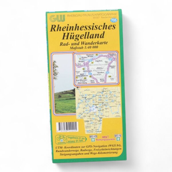 Rad und Wanderkarte Rheinhessisches Hügelland Rad und Wanderkarte Rheinhessisches Hügelland