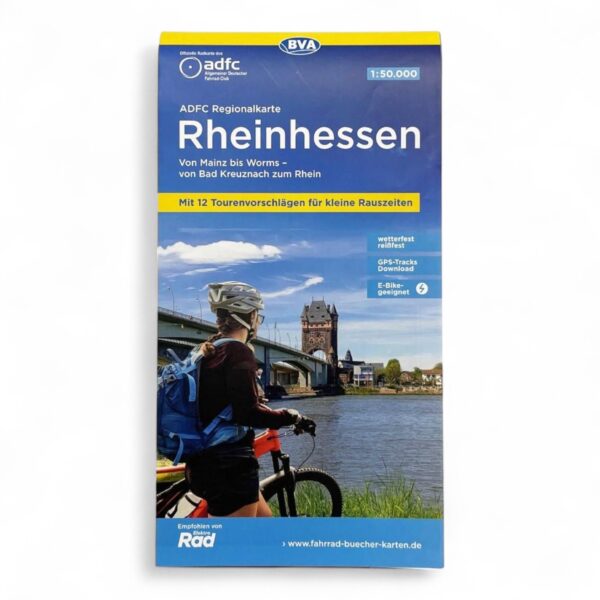 ADFC Radwegekarte Rheinhessen