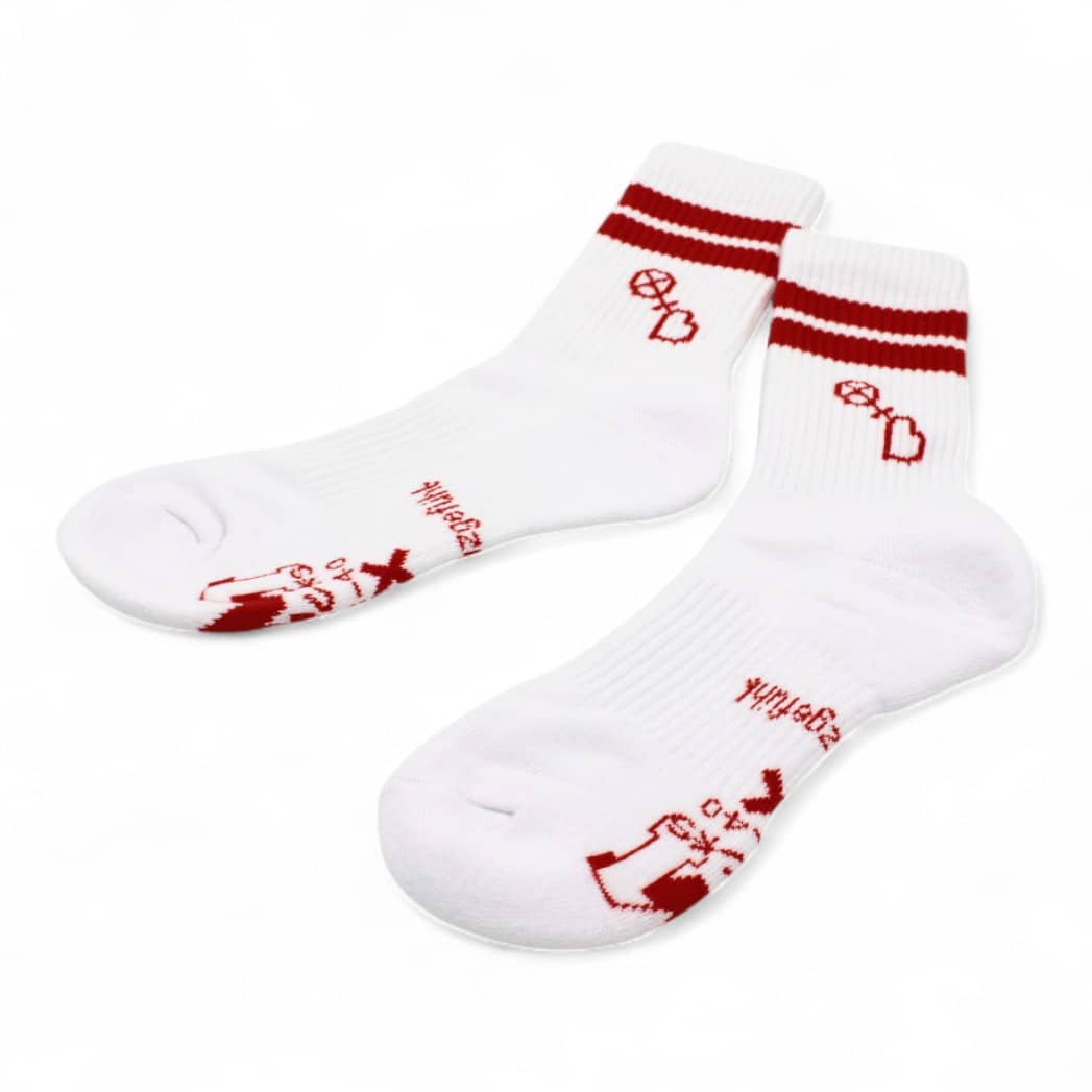 #mainzgefühl Tennissocken weiß ausgepackt