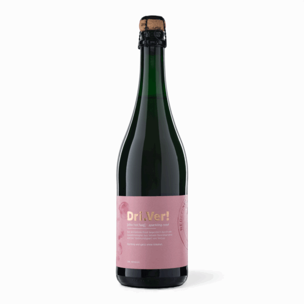 Weingut Dr. Hinkel: Dri.Ver! Sparkling Rosé (alkoholfrei)