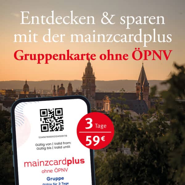 mainzcardplus Gruppenkarte ohne ÖPNV-Ticket